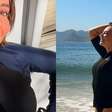 Paolla Oliveira publica fotos na praia e ironiza críticas ao corpo com meme; veja