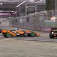 F1: Norris e Piastri se tocam na Sprint do GP de Singapura e McLaren vai analisar incidente