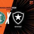 Coritiba x Botafogo: onde assistir, escalações e arbitragem