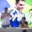 Em encontro com prefeitos de SP, Flávio Bolsonaro pede mobilização e diz que aliados 'não podem baixar a guarda'