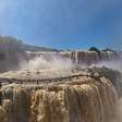Passarela das Cataratas do Iguaçu é interditada após vazão subir a quase seis vezes a média