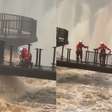 Cataratas do Iguaçu têm grades de proteção retiradas após três anos devido à alta na vazão