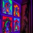 Bia Ferrer apresenta exposição de stencil neon em São Paulo