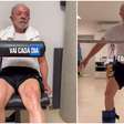Lula surpreende com agachamentos aos 80 anos e exibe coxas musculosas