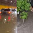 Carros boiam em túnel e ruas ficam alagadas após forte chuva em São Paulo