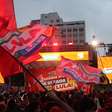 Ato pró-Lula em SP é marcado pelo fim da 'esquerda paz e amor'