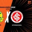 Mirassol x Internacional: onde assistir, escalações e arbitragem