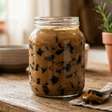 Doce de leite fit com ameixa preta: cremoso e sem açúcar adicionado