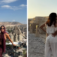 Anitta visita pirâmides no Egito e loja de tapetes na Turquia