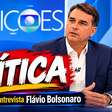 Renata Lo Prete mostra que firmeza não exige confronto ao entrevistar Flávio Bolsonaro
