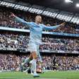 Haaland faz dois, Manchester City vence e segue 100% na Premier League