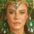 Paolla Oliveira mostra look para coroação na Imperatriz Leopoldinense