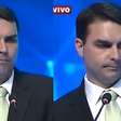 Flávio Bolsonaro passou mal durante debate na Band e teve que ir embora