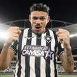 Tiquinho Soares comenta partida como titular ao retornar para o Botafogo: "estou feliz novamente"