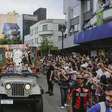 Paulo Sergio e Jorginho levam Bayer 04 ao desfile da Oktoberfest Blumenau