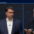 Flávio Bolsonaro repete estratégia de Trump durante debate com Lula