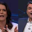Adriana Araújo se irrita com Flávio Bolsonaro e exige respeito em debate: 'Me atenda'