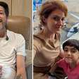 Viúva de Lito Sousa volta ao Brasil com filho após uma semana nos EUA