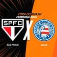 São Paulo x Bahia (feminino): onde assistir, escalações e arbitragem