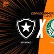 Botafogo x Palmeiras: onde assistir, escalações e arbitragem