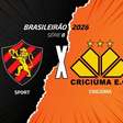 Sport x Criciúma: onde assistir, escalações e arbitragem
