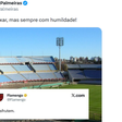 Palmeiras recupera post do Flamengo e provoca após eliminação do clube carioca: 'Sempre com humildade'