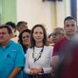 Corina Machado anuncia que está na Venezuela