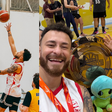 Contratado da Globo, Fred Bruno volta ao basquete 5 dias após ser atingido por tiro de raspão em confusão com deputado do PL e conquista medalha