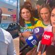 Michelle Bolsonaro fala em aposentar 'retrocesso' com vitória de Flavio; repórter do Terra acompanha