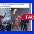 Imagens da Pantera Cor-de-Rosa protestando na França foram geradas por inteligência artificial