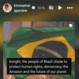 Bruna Marquezine repercute vitória de Lula na mídia internacional
