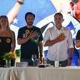 Aliados de Flávio Bolsonaro, Tarcísio e Nunes concordaram com prorrogação de horário de votação