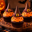 Cupcakes de Chapéu de Bruxa: Receita Perfeita para o Halloween