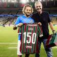 Guga é homenageado pelos 150 jogos pelo Fluminense