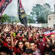 Torcida do Flamengo exalta jogador do Atlético-MG após jogo do Maracanã