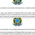 Erro no brasão do Brasil e autoproclamação como presidente: entenda as três versões da carta de Flávio Bolsonaro enviadas dos EUA