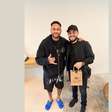 Neymar recebe brinco de ouro 18K com diamantes de Wallace Joias