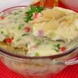 Receita de maionese de bacalhau em camadas fácil e deliciosa
