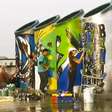 Grafiteiros estampam arte nas latas de Sprite