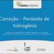 Correção - Peróxido de hidrogênio