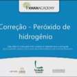 Correção - Peróxido de hidrogênio