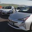 Toyota Prius encara rivais em desafio de economia