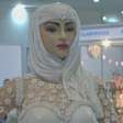 Bolo de 'noiva' de US$ 1 mi é exibido em exposição em Dubai