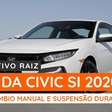 Honda Civic Si 2020 mantém câmbio manual de 6 marchas