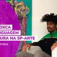 João Moxca com linguagem de pintura na SP-Arte