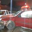 Homem de 29 anos fica ferido em acidente entre dois carros no bairro Periolo em Cascavel