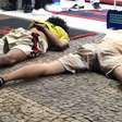 Dois homens são abordados pela PM em confusão no Centro de Cascavel