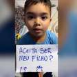 Aceita ser meu filho? curitibano faz pedido de adoção e viraliza