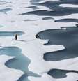 <p>O derretimento recorde do Ártico preocupa os ambientalistas</p>  Foto: Reuters