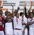 <p>São Paulo vai disputar a Copa Suruga porque foi campeão da Copa Sul-Americana</p>  Foto: Bruno Santos / Terra